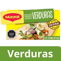 Caldo Maggi de verduras tableta 12 un de 10 g
