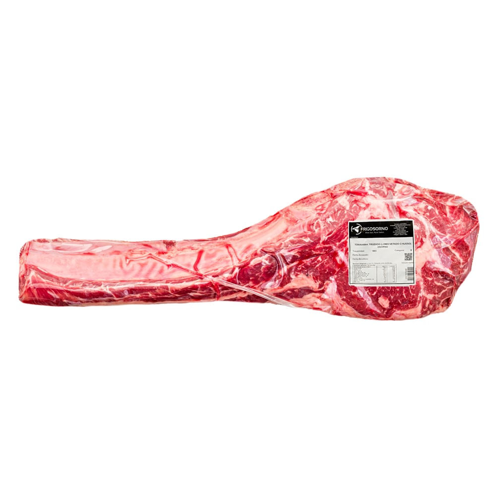 Tomahawk lomo vetado con hueso premium al vacío 1.0 Kg Tomahawk lomo vetado con hueso premium al vacío 1.0 Kg