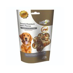 Snack para perros Kiboo Pets galletas envueltas en pollo 100 g