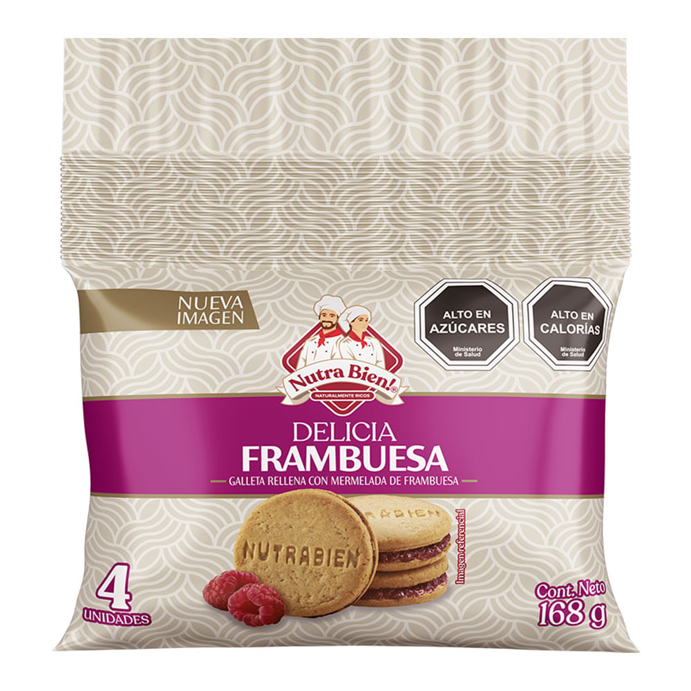 Pack Delicias frambuesa Nutrabien 4 un de 42 g Pack Delicias frambuesa Nutrabien 4 un de 42 g