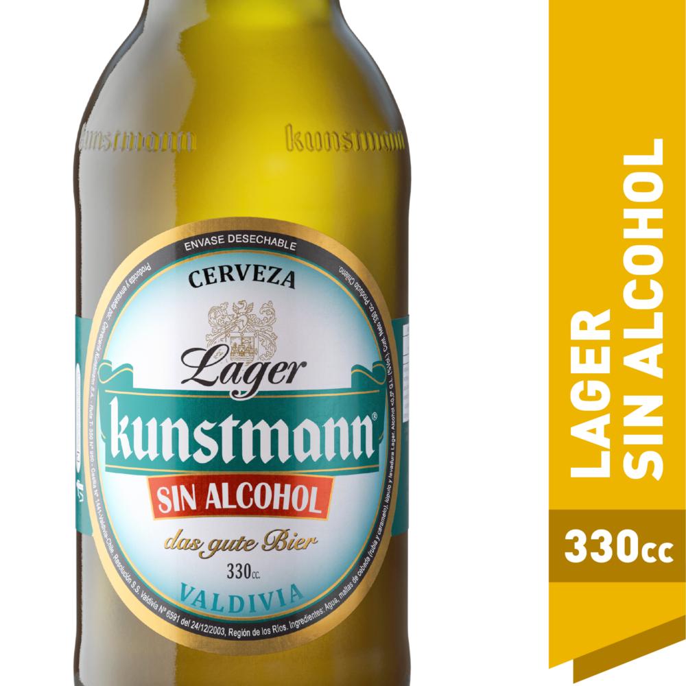 Cerveza Kunstmann sin alcohol botella 330 cc