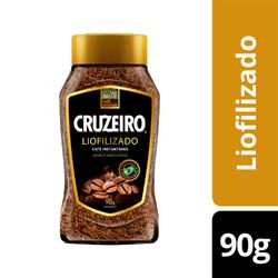 Café Cruzeiro liofilizado frasco 90 g
