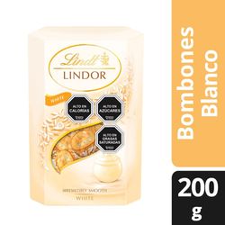 Chocolate bombón Lindt Lindor blanco 200 g