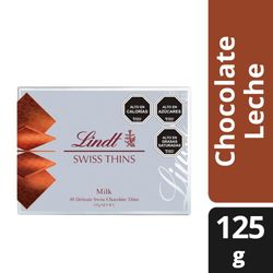 Chocolate Lindt milk thins 125 g