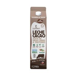 Leche de vaca libre Ecoterra cacao semidescremada 1 L