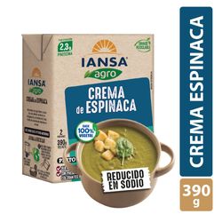 Crema de espinaca lista Iansa agro 390 g