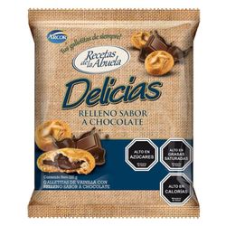 Galletas delicias Arcor relleno sabor a chocolate 220 g
