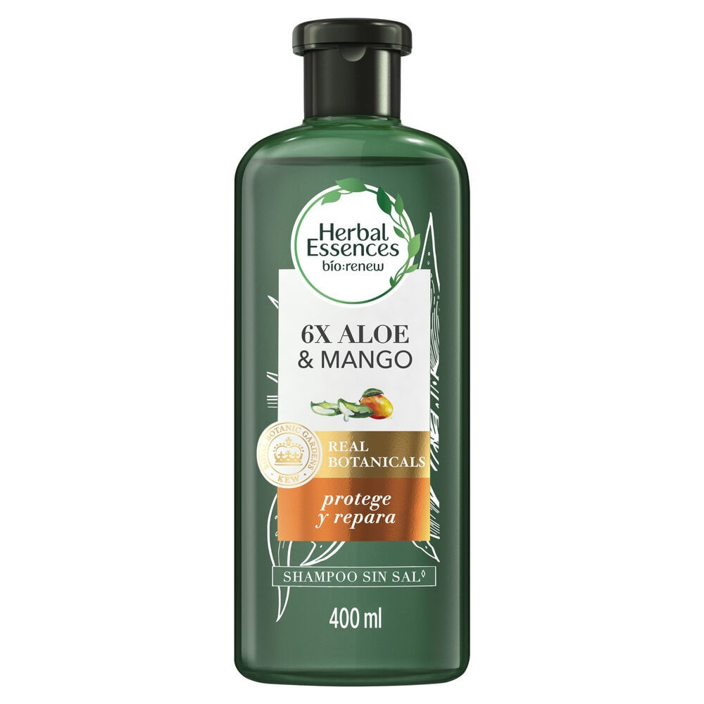 Shampoo Herbal Essences aloe y mango 400 ml