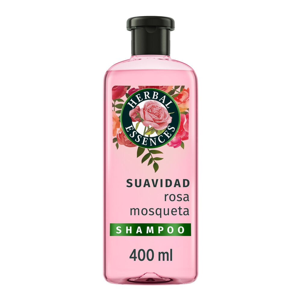 Shampoo Herbal Essences suavidad rosa mosqueta 400 ml