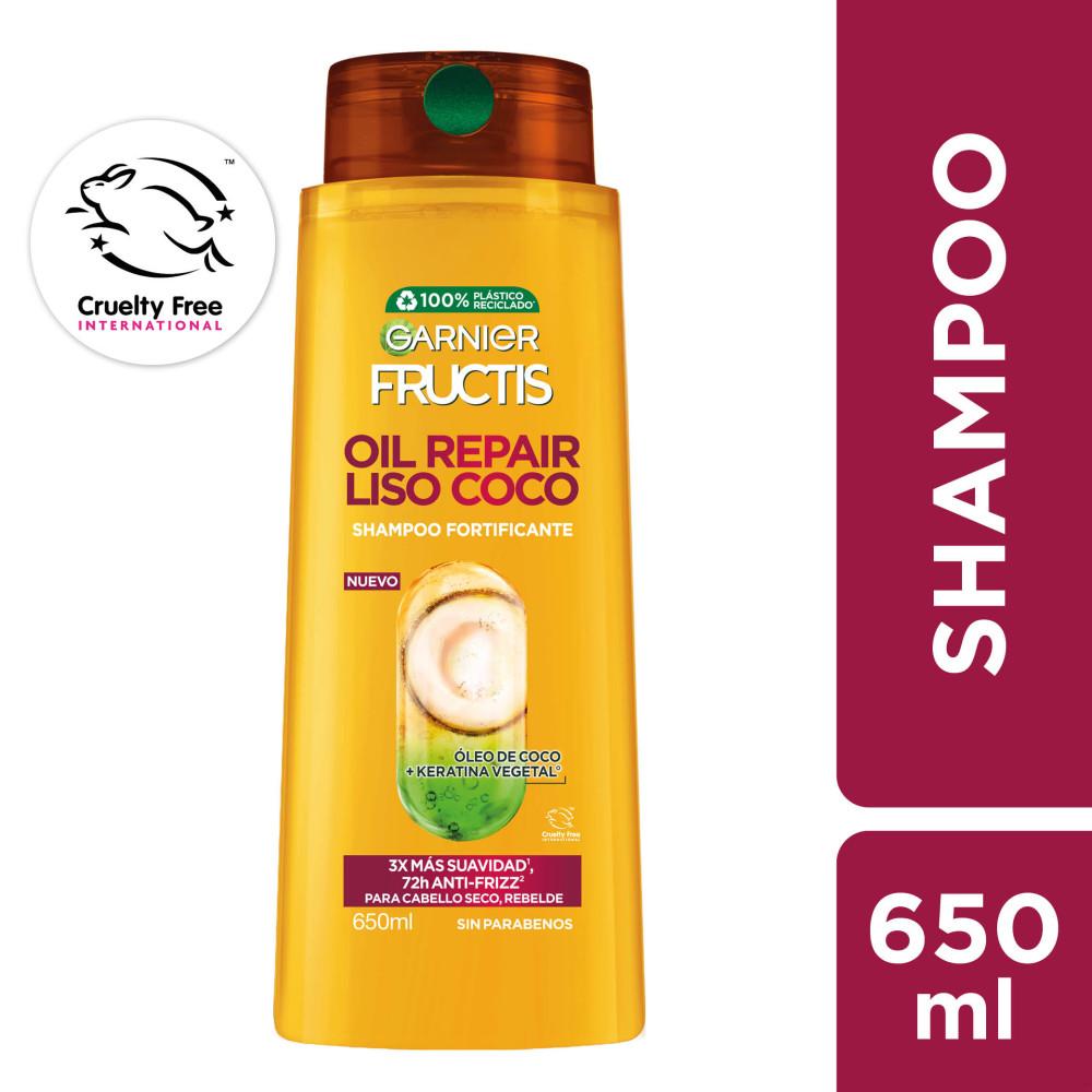 Shampoo Fructis liso coco 650 ml