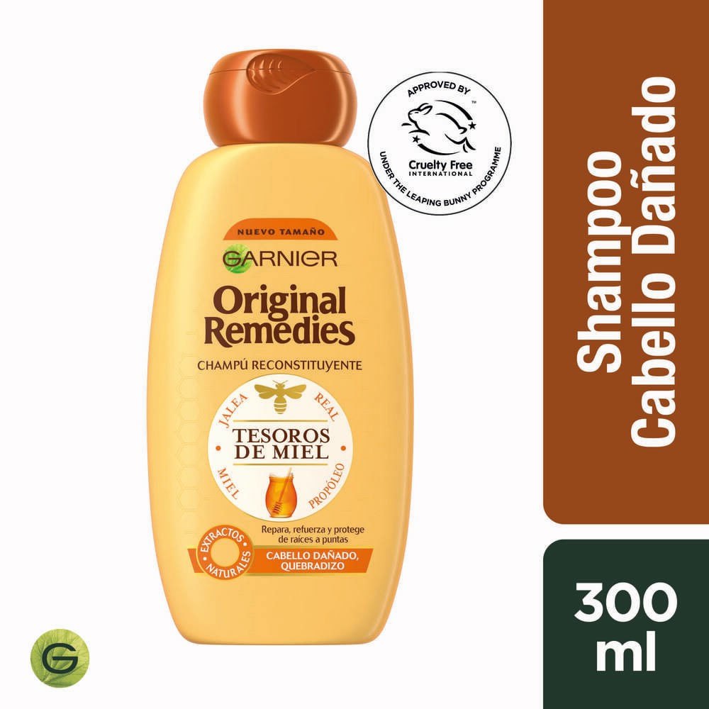 Shampoo Original Remedies tesoros de miel 300 ml