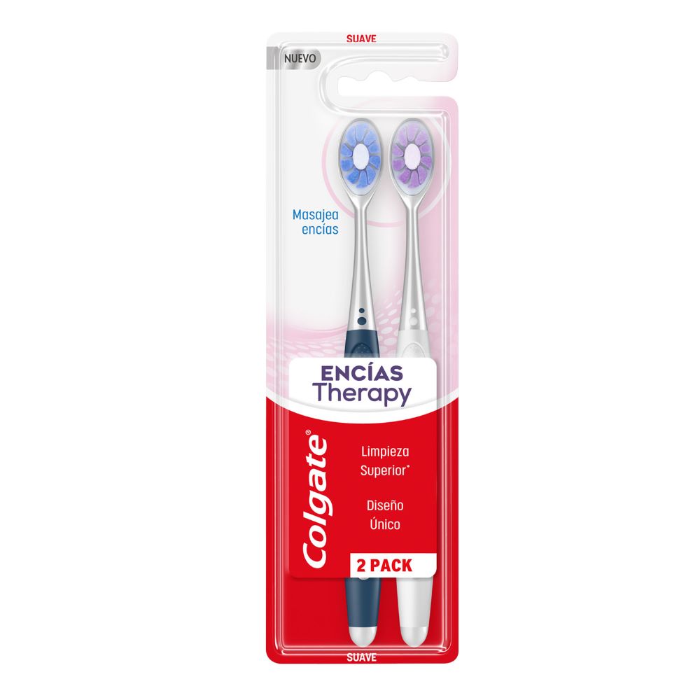 Cepillo dental Colgate encías therapy 2 un