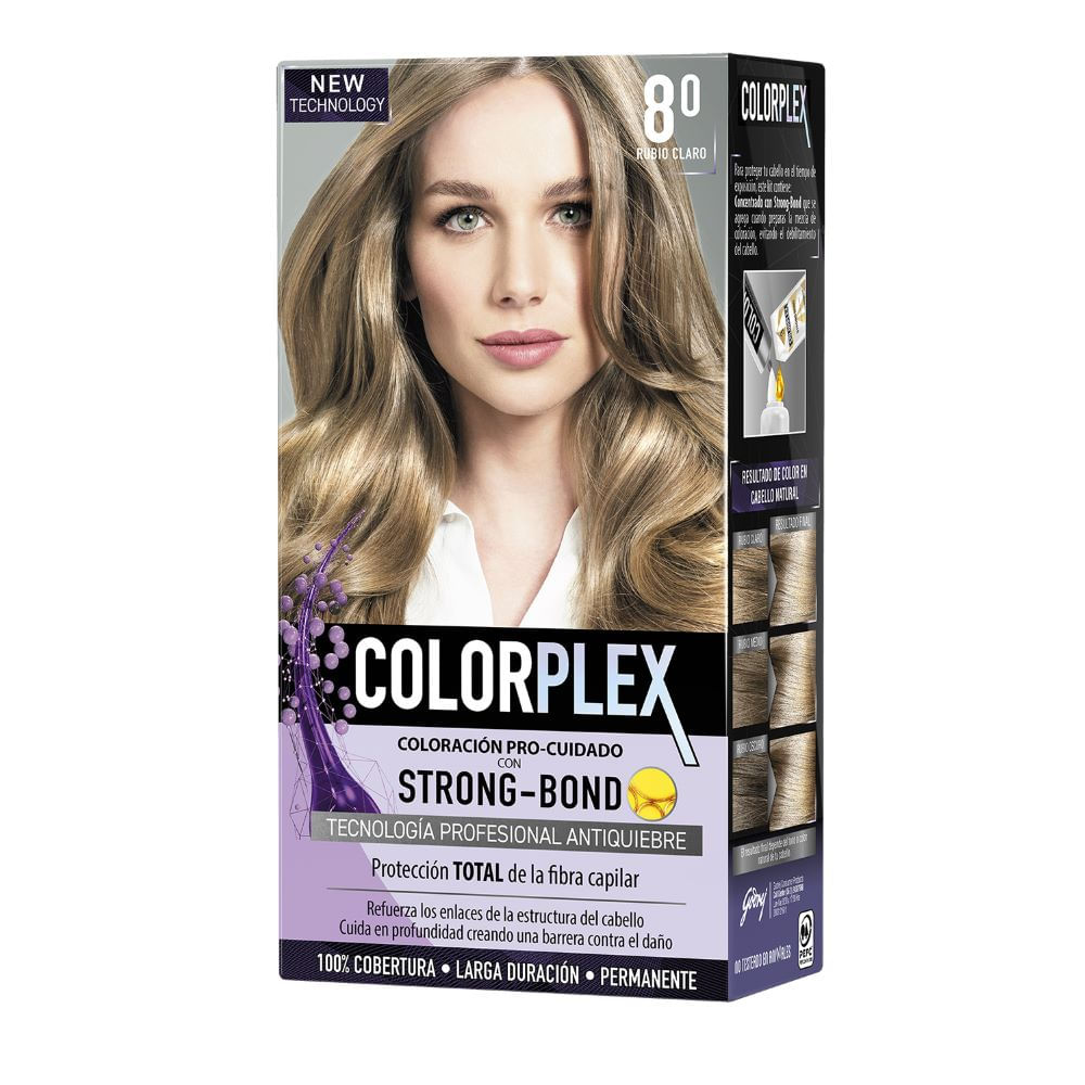 Tintura Colorplex 8.0 rubio claro 40 g