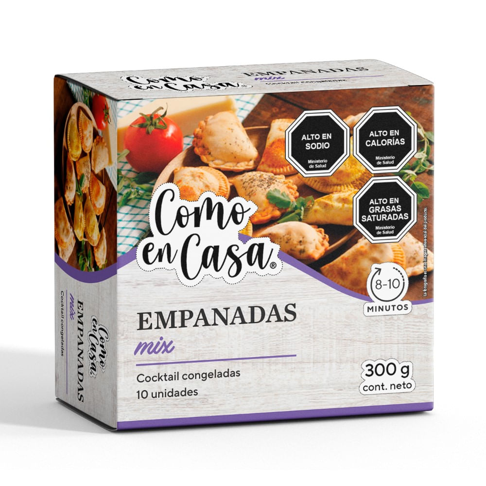 Empanadas Como en Casa mix 10 un caja 300 g