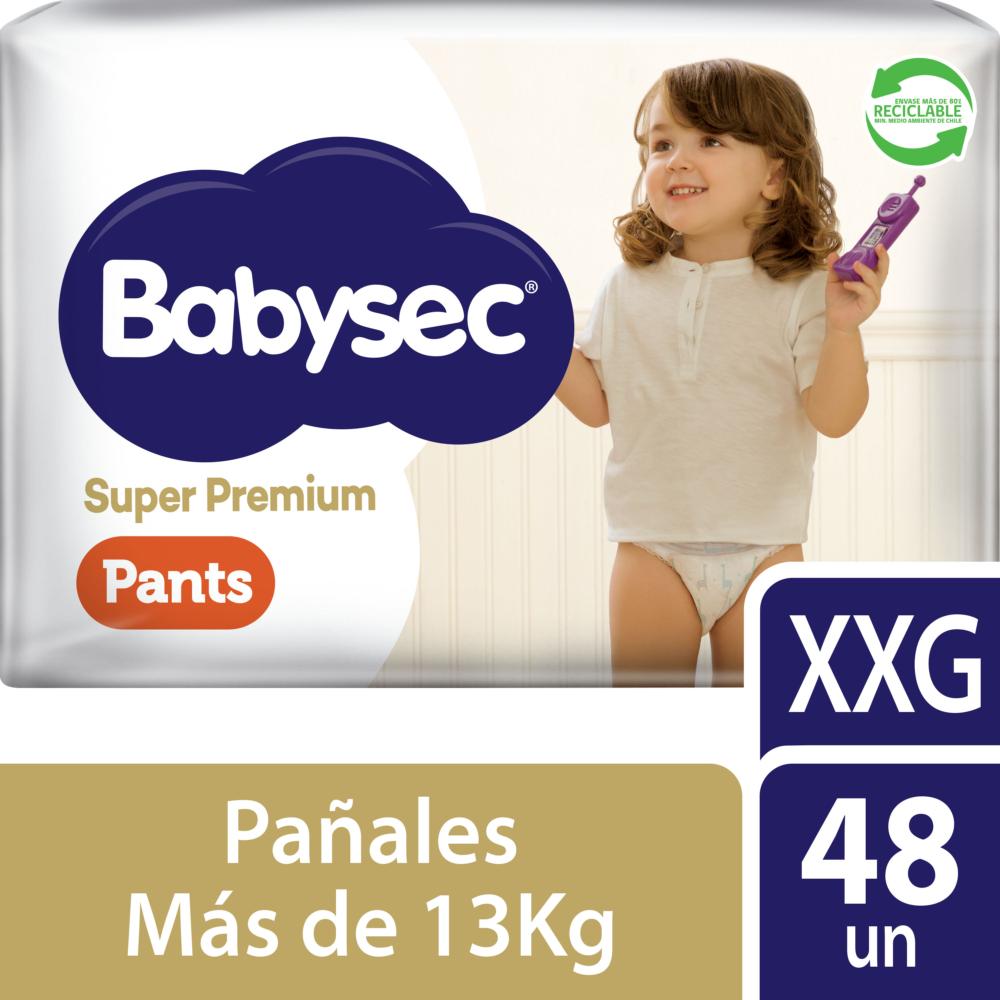 Pañal Babysec pants super premium talla XXG 48 un