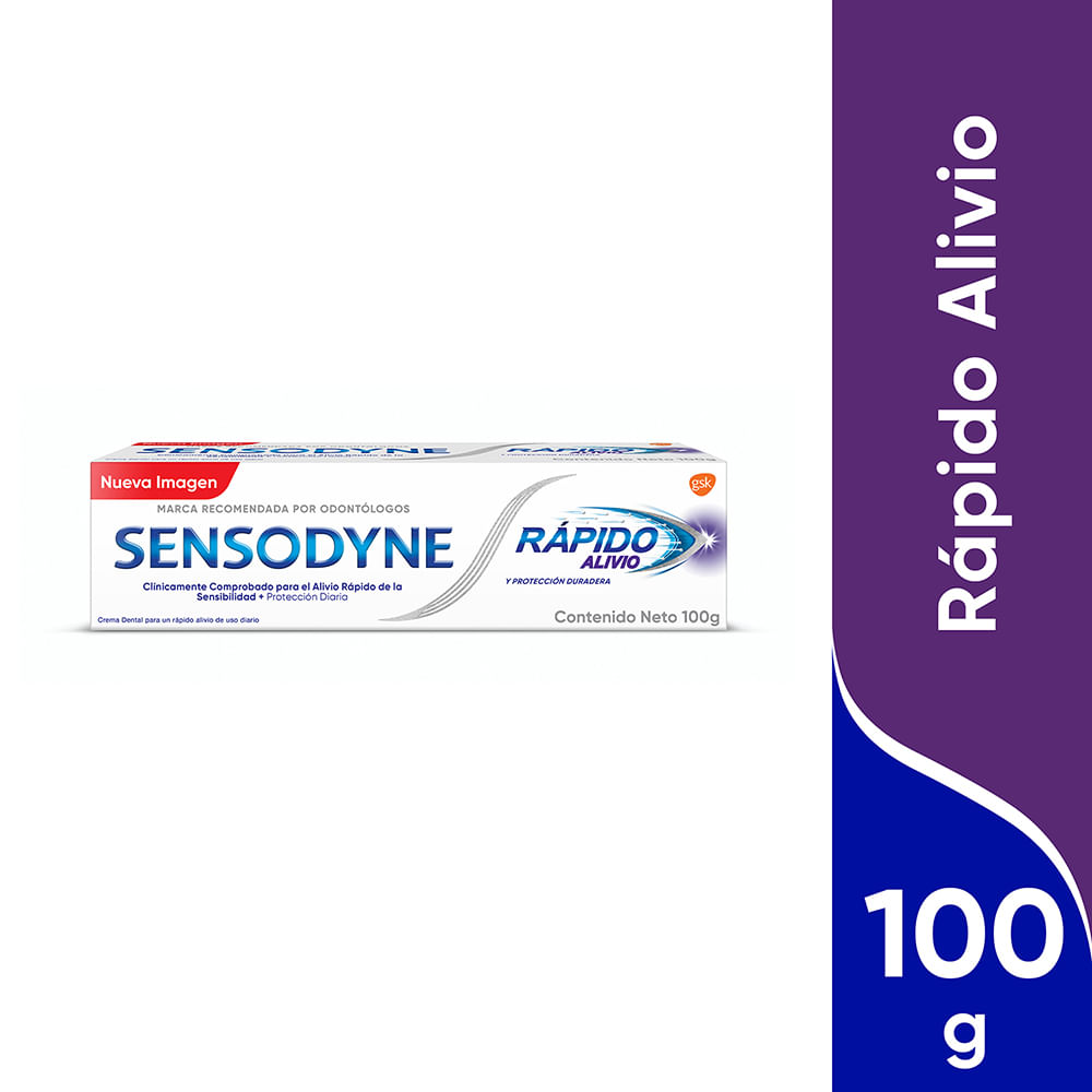 Pasta dental Sensodyne rapido alivio 100 g