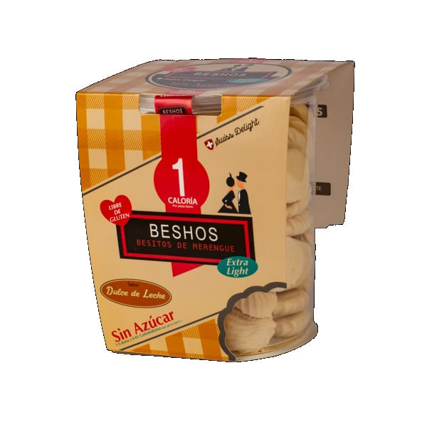 Merenguitos Beshos sin azúcar dulce de leche 45 g