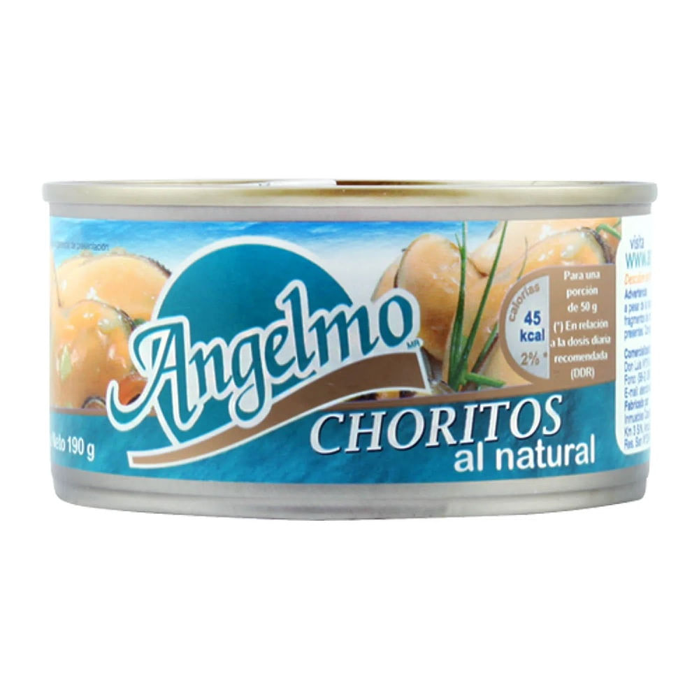 Chorito Angelmó al natural lata 190 g