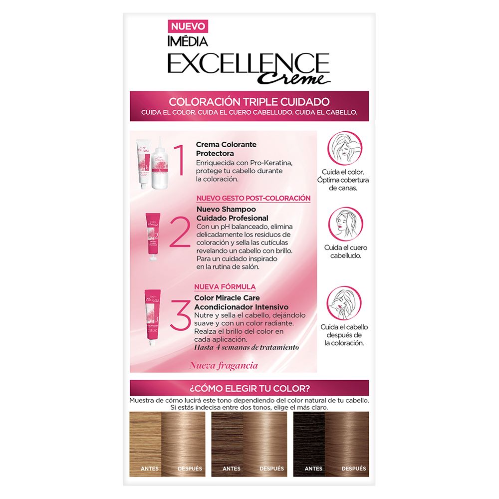 Tintura Loreal Excellence rubio claro ceniza 8.1 120 ml Tintura Loreal Excellence rubio claro ceniza 8.1 120 ml
