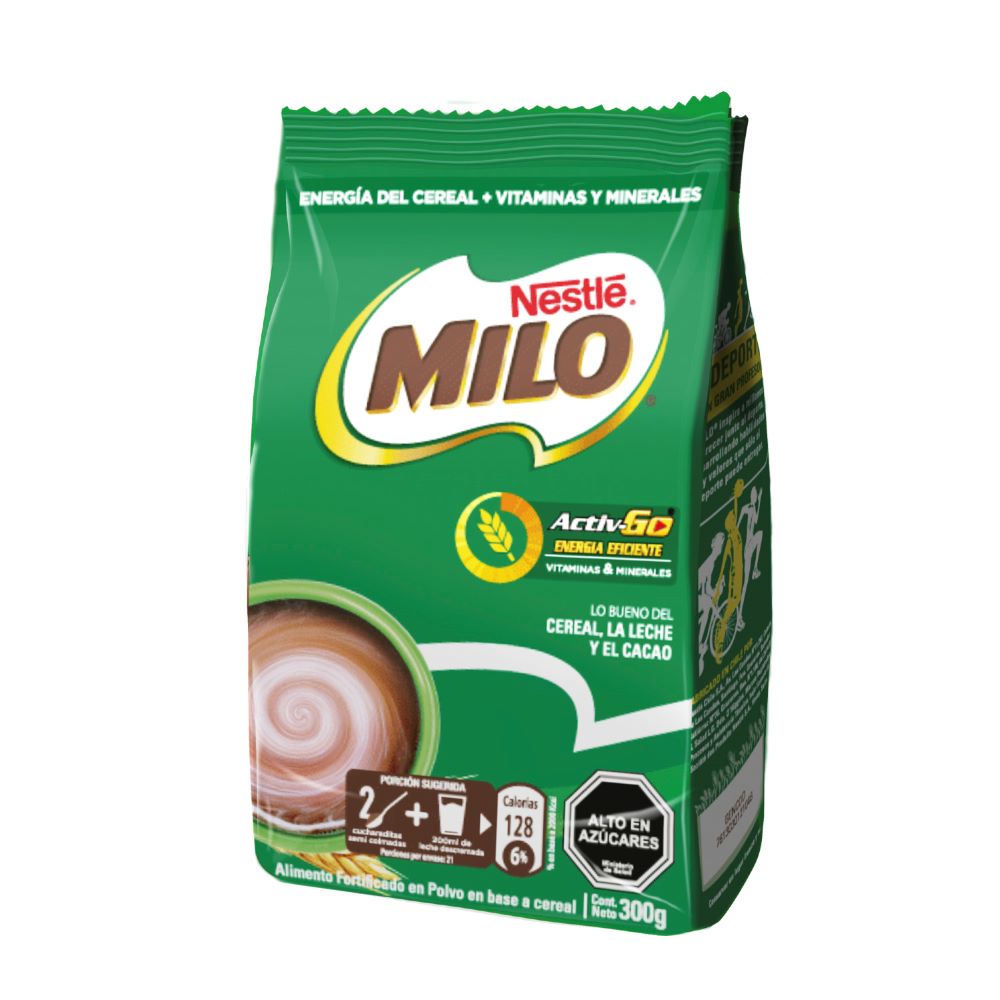 Saborizante para leche Milo bolsa 300 g
