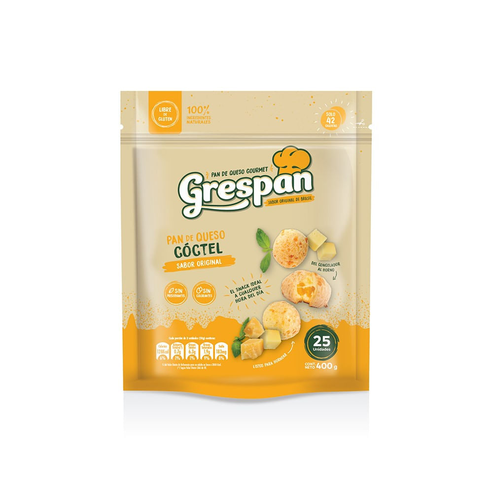 Pan de queso Grespan original 400 g