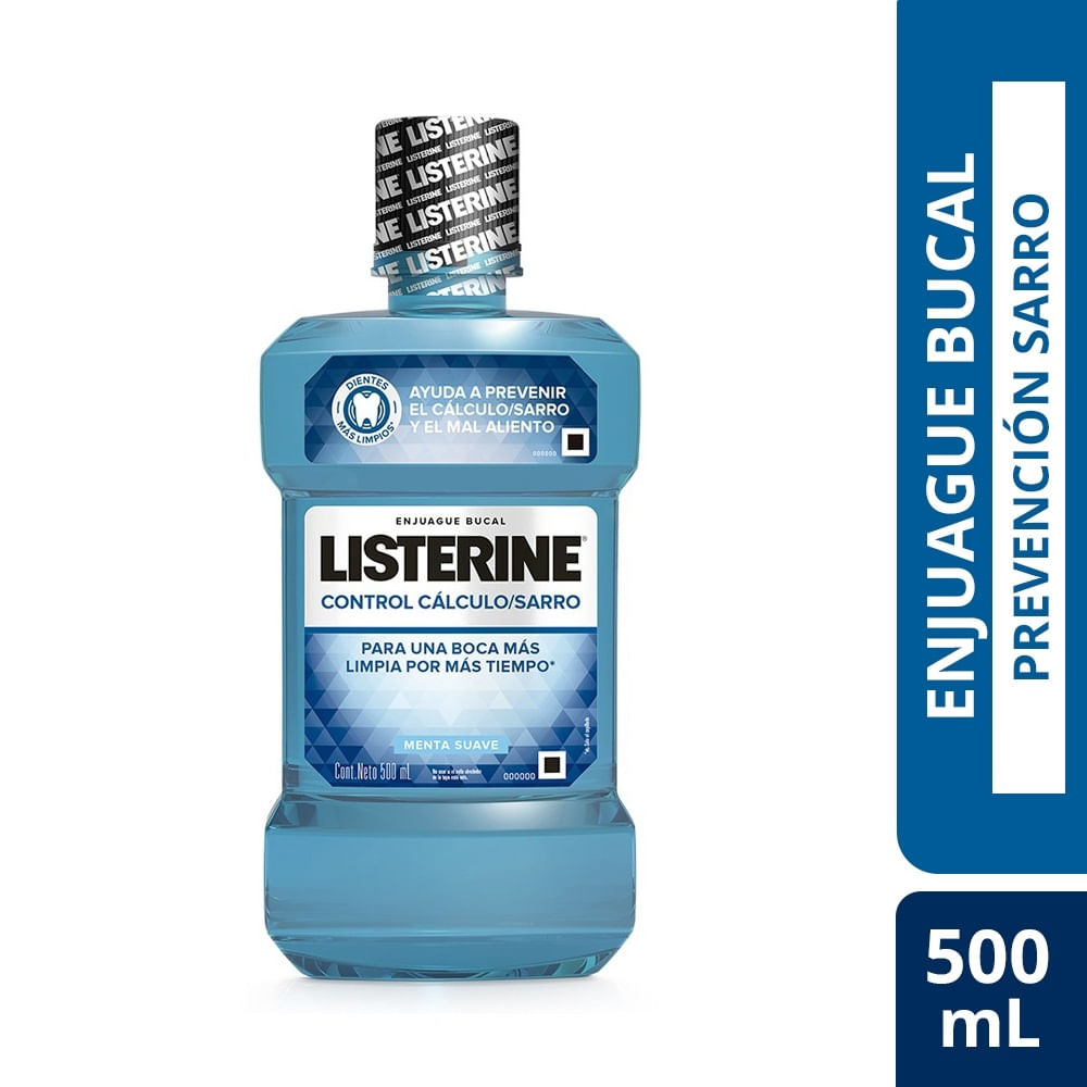 Enjuague bucal Listerine control sarro 500 ml