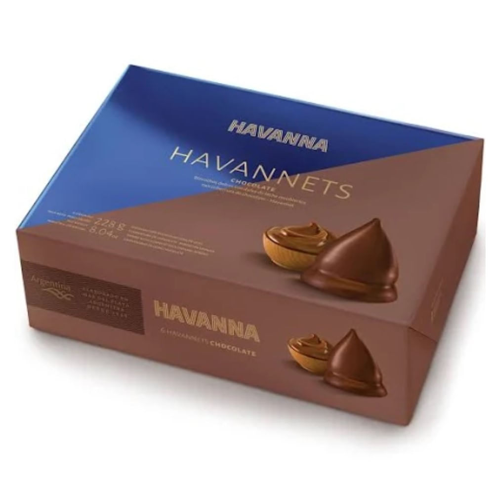 Chocolate Havannets 6 un caja 228 g