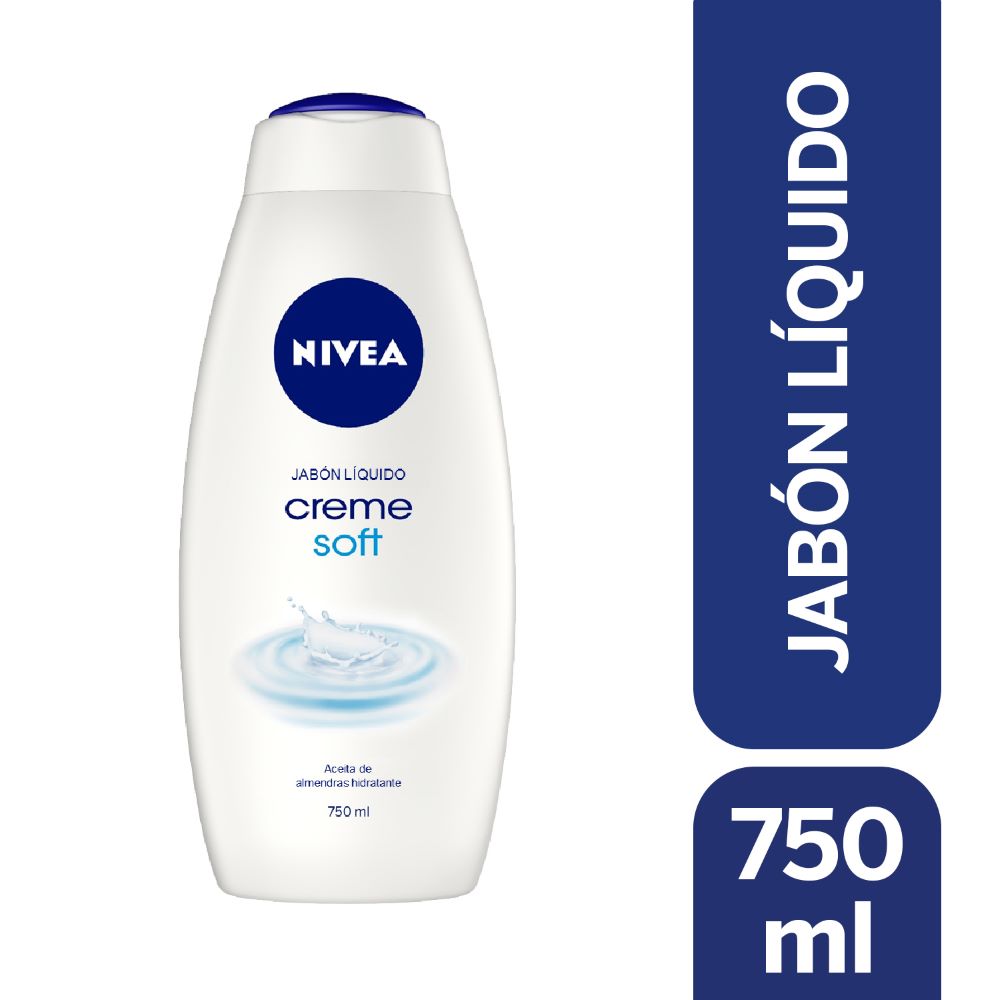 Jabón líquido Nivea soft cremoso 750 ml