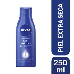 Crema corporal Nivea milk nutritiva piel extra seca 250 ml