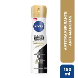 Desodorante spray Nivea black&white toque de seda 150 ml
