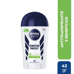 Desodorante Nivea Men sensitive protect barra 43 g