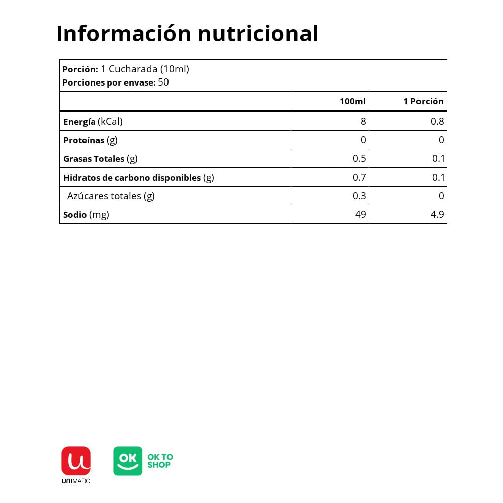 Vinagre vino blanco Traverso 500 ml Vinagre vino blanco Traverso 500 ml