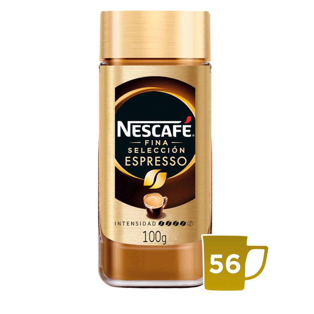Café instantáneo Nescafé fina selección espresso frasco 100 g