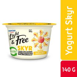 Yogurt Danone light & free skyr durazno pote 140 g