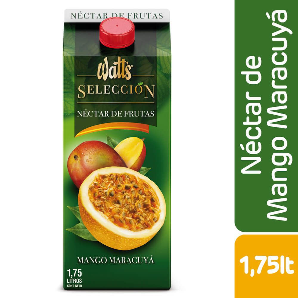 Néctar fresco Watt's selección mango maracuyá tetra 1.75 L