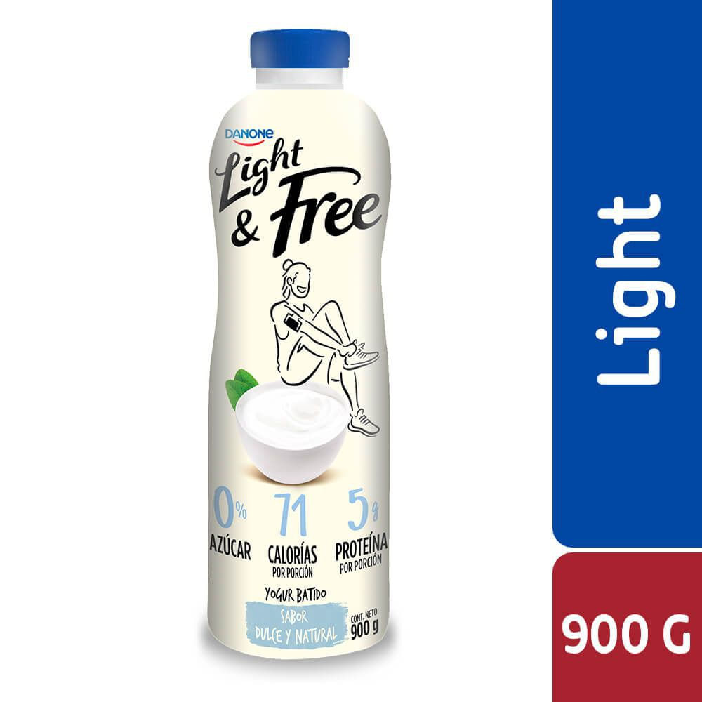 Yoghurt Danone light natural botella 900 g