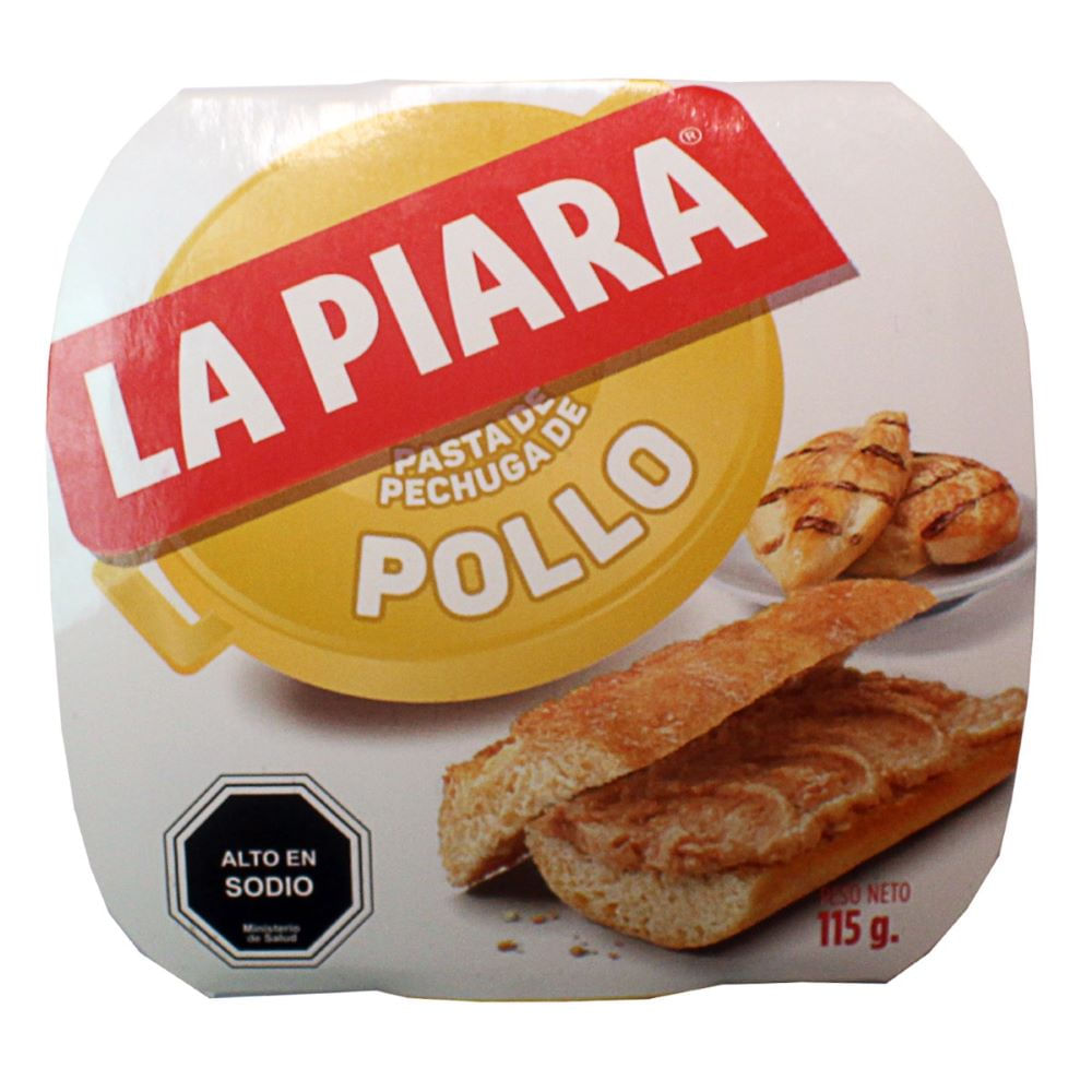 Paté La Piara pechuga de pollo pote 115 g