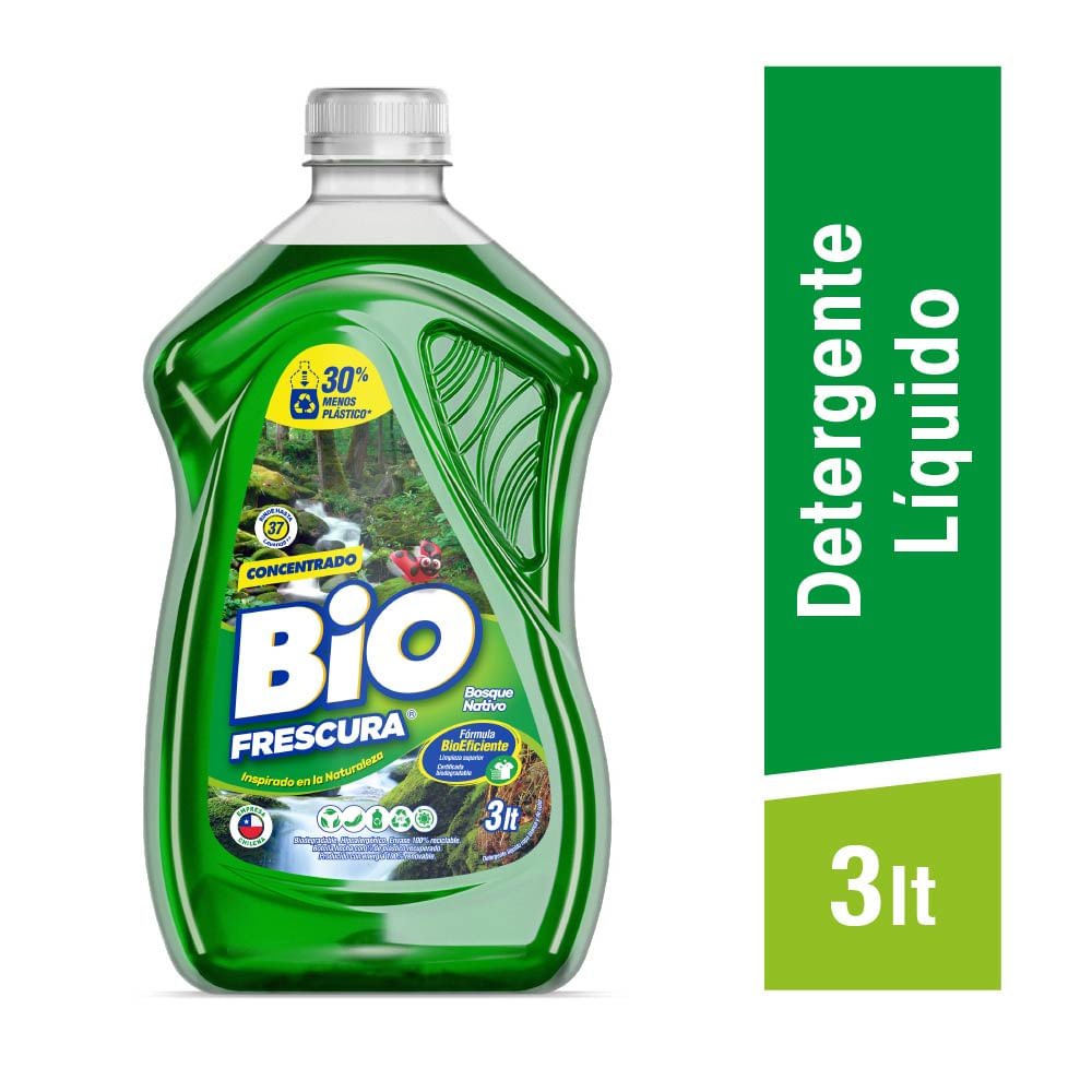 Detergente Bio Frescura matic líquido botella 3 L