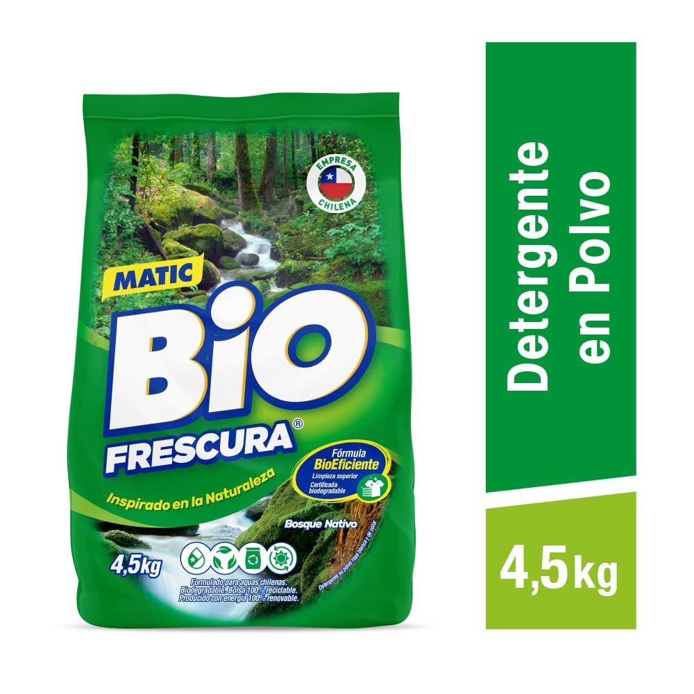 Detergente polvo Bio Frescura 4.5 Kg