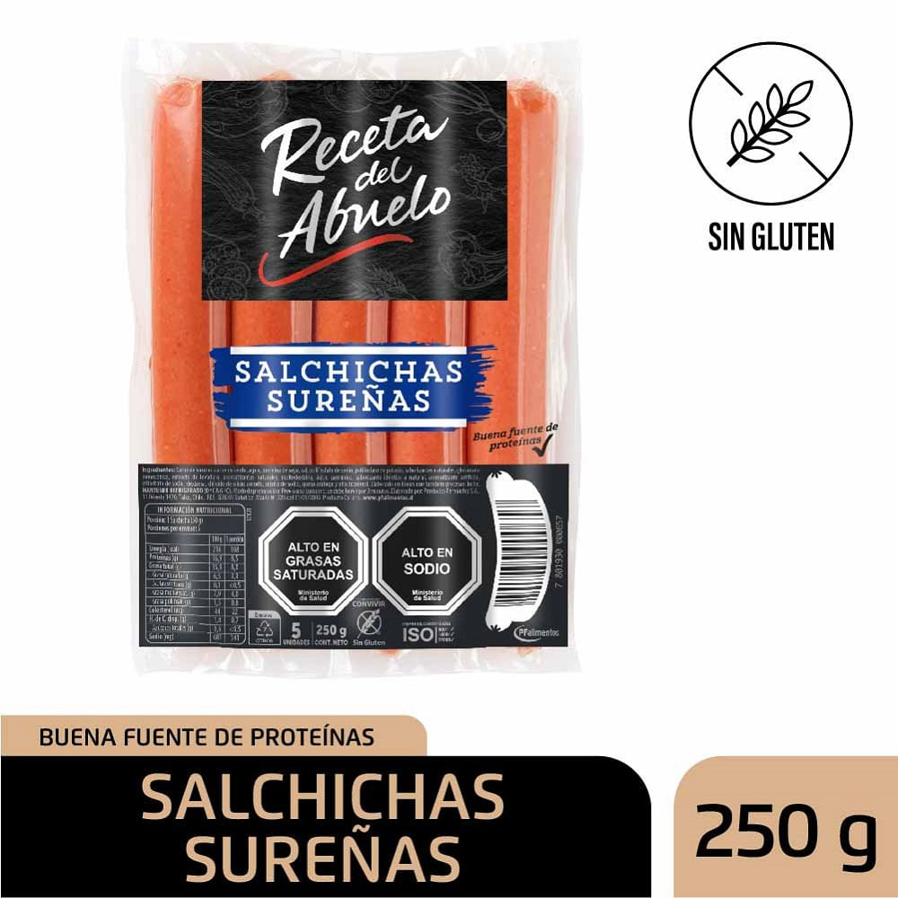 Salchichas sureñas Receta del Abuelo 250 g