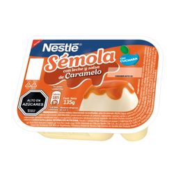 Sémola con leche Nestlé y salsa de caramelo pote 135 g