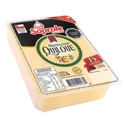 Queso mantecoso Soprole Quilque laminado 250 g