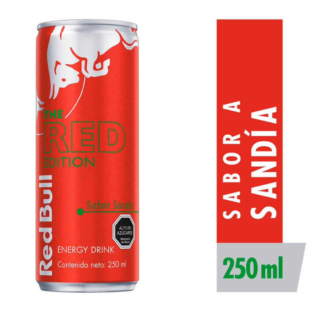 Red Bull bebida energética sabor sandía 250 ml Red Bull bebida energética sabor sandía 250 ml