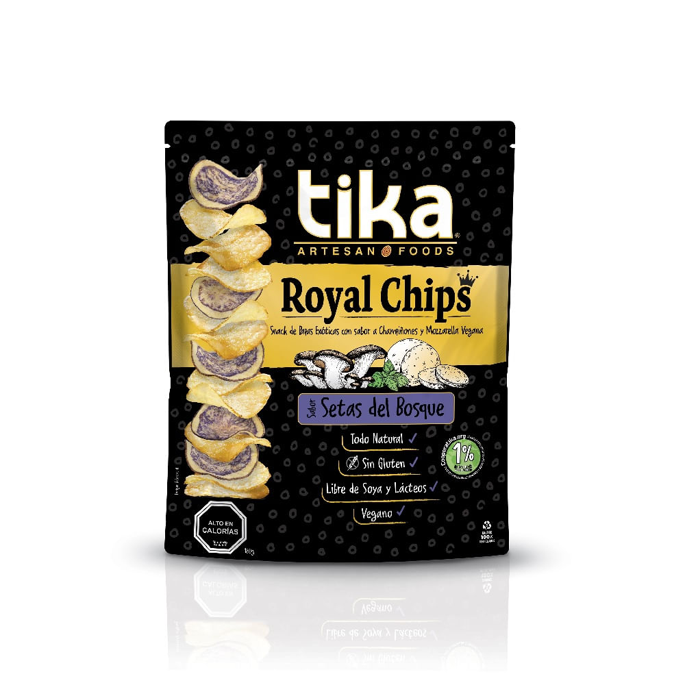 Snack royal chips Tika setas del bosque 180 g