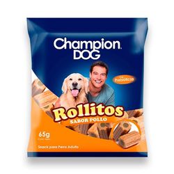 Snack Champion Dog rollito sabor pollo 65 g