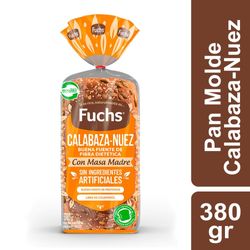 Pan molde Fuchs centeno calabaza nuez bolsa 380 g