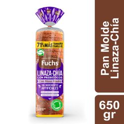 Pan molde Fuchs integral linaza chía 650 g