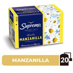 Hierbas Supremo manzanilla 20 bolsitas