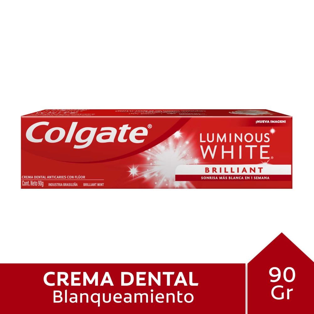 Pasta dental Colgate luminous white 90 g