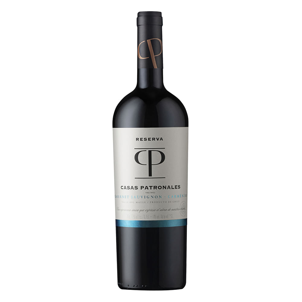 Vino Casas Patronales reserva cabernet-carmenere 750 cc Vino Casas Patronales reserva cabernet-carmenere 750 cc